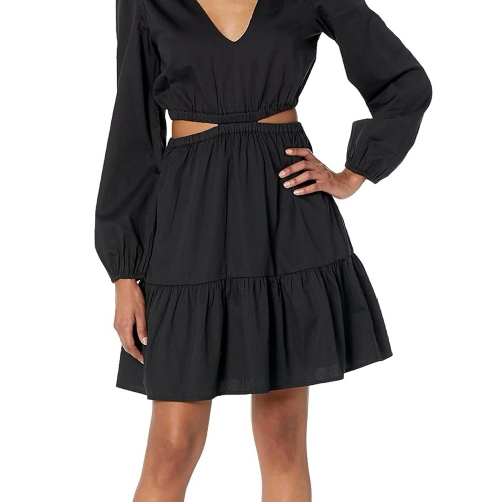 NEW The Drop - Chic Black Long Sleeve Dress